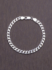925 Sterling Silver Curb Stylish Bracelets